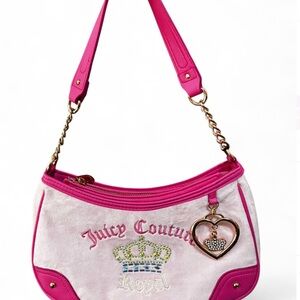Juicy Couture Royal Crown Shoulder Bag – Gold Heart Charm